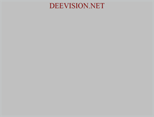 Tablet Screenshot of deevision.net